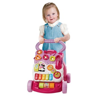 First steps baby walker pink online